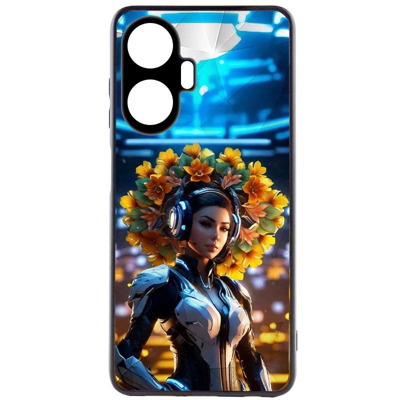 TPU+PC чехол Prisma Ladies для Realme C55 (Cyberpunk)