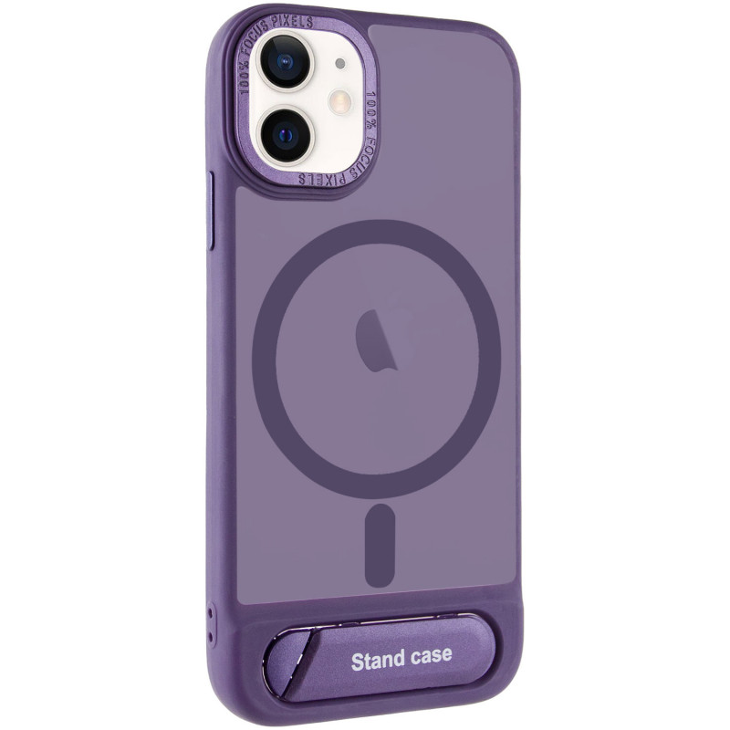 TPU+PC чехол Stand case для Apple iPhone 11 (6.1") (Purple)