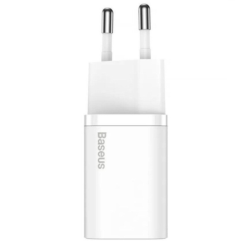 Фото СЗУ Baseus Super Si Quick Charger 25W (1USB-C) (CCSP) (Белый) на vchehle.ua