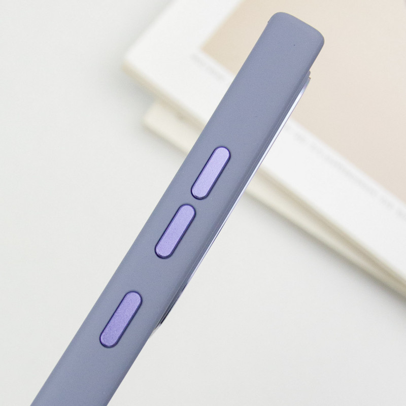 Купити TPU чохол Bonbon Metal Style with Magnetic safe на Samsung Galaxy S24 Ultra (Сірий / Lavender) на vchehle.ua