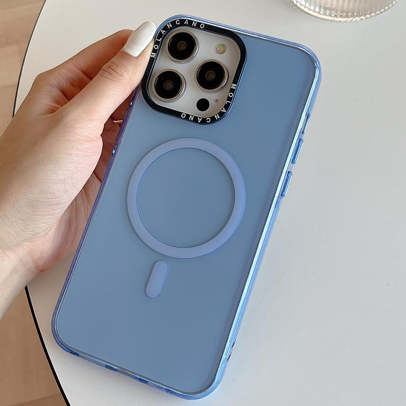 Фото TPU чохол Molan Cano Magnetic Jelly на Apple iPhone 13 Pro Max (6.7") (Blue) на vchehle.ua