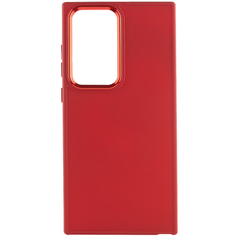 Фото TPU чохол Bonbon Metal Style на Samsung Galaxy S23 Ultra (Червоний / Red) на vchehle.ua