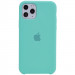 Чехол Silicone Case (AA) для Apple iPhone 11 Pro Max (6.5") (Бирюзовый / Ice Blue)