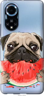 Чехол Мопс и арбуз для Huawei Nova 9