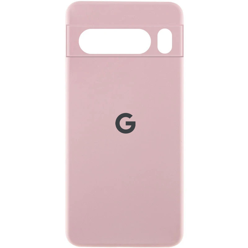 Чехол Silicone Cover Lakshmi Full Camera (AA) with logo для Google Pixel 8 Pro (Розовый / Pink Sand)