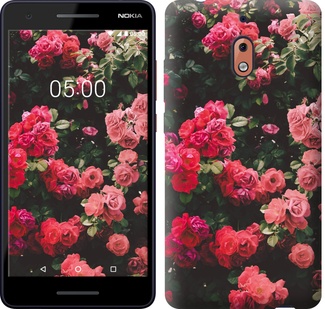 

Чехол Куст с розами для Nokia 2.1 669860