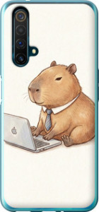 Чехол Funny Capybara CEO Working для Realme X50