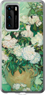 Чехол Винсент Ван Гог. Ваза с розами для Huawei P40