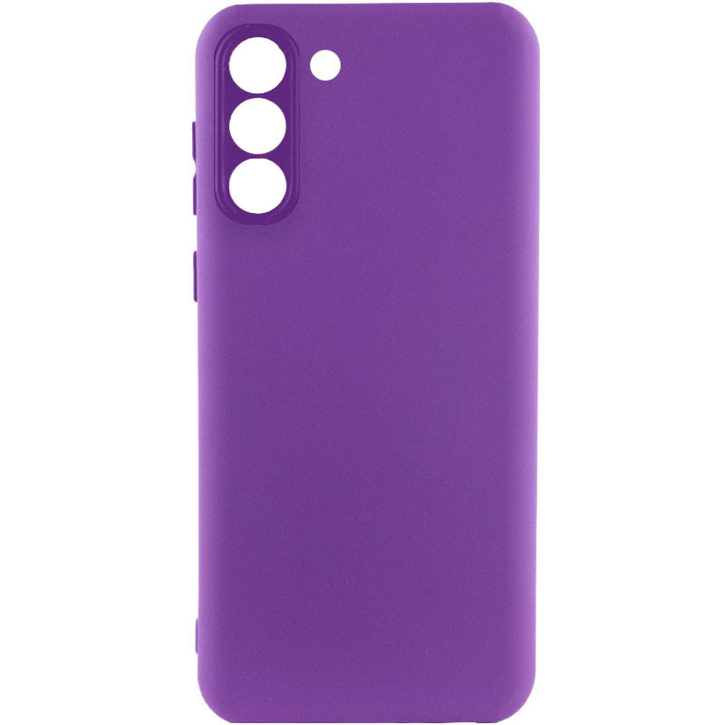 Чохол Silicone Cover Lakshmi Full Camera (A) на Samsung Galaxy S21 (Фіолетовий / Purple)