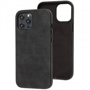 Кожаный чехол Croco Leather для iPhone 12 Pro