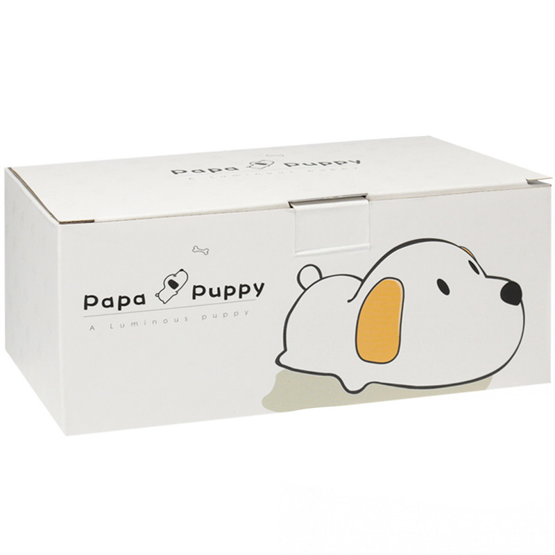 Купити Нічний світильник Papa Puppy Silicone LED Night Lamp (Білий) на vchehle.ua