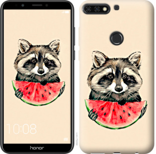 

Чохол Єнотик з кавуном на Huawei Honor 7C 799960