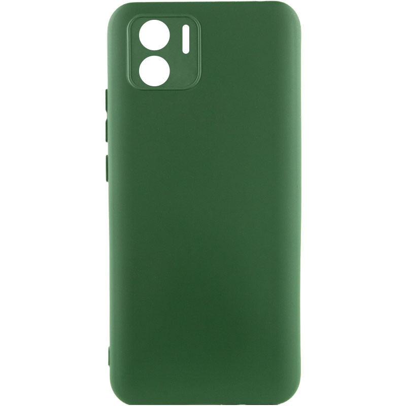 Чохол Silicone Cover Lakshmi Full Camera (A) на Xiaomi Redmi A1 / A2 (Зелений / Dark green)