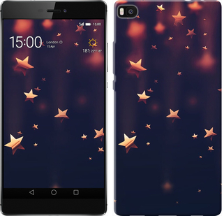 

Чехол Падающие звезды для Huawei Ascend P8 646181