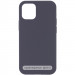 Чехол Silicone Case Full Protective (AA) NO LOGO для Apple iPhone 16 (6.1") (Серый / Dark Gray)