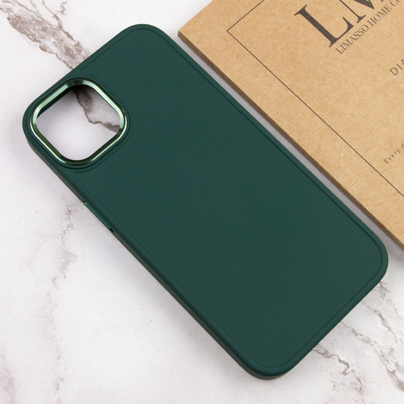 TPU чехол Bonbon Metal Style для Apple iPhone 12 Pro Max (6.7") (Зеленый / Pine green) в магазине vchehle.ua