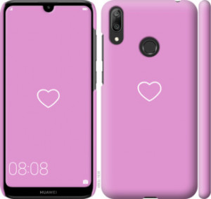 Чехол Сердце 2 для Huawei Y7 2019