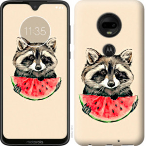 Чохол Єнотик з кавуном для Motorola Moto G7