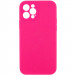 Чохол Silicone Case Full Camera Protective (AA) NO LOGO на Apple iPhone 12 Pro Max (6.7") (Рожевий / Barbie pink)