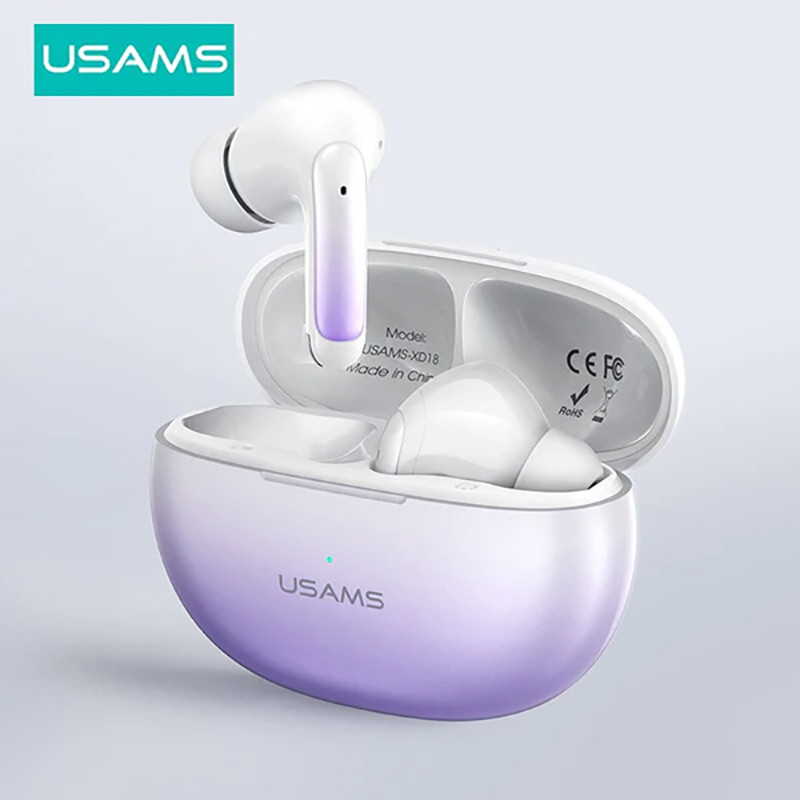 Беспроводные TWS наушники Usams-XD19 X-don Series ENC BT 5.3 (Gradient Purple) в магазине vchehle.ua