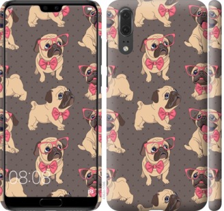 

Чехол мопсики 2 для Huawei P20 731624