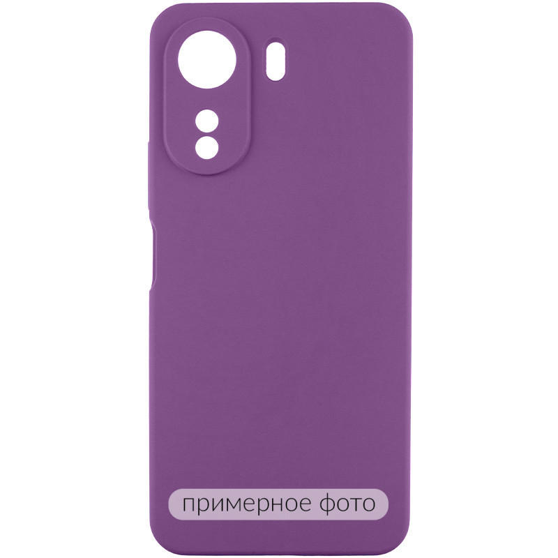 Чохол Silicone Cover Lakshmi Full Camera (AAA) на Xiaomi Redmi 13C / Poco C65 (Сливовий / Purple)