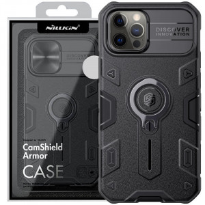 TPU+PC чохол Nillkin CamShield Armor no logo (шторка для iPhone 12 Pro