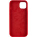 Фото Уценка Чехол Silicone case (AAA) full with Magsafe для Apple iPhone 14 Pro Max (6.7") (Дефект упаковки / Красный / Red) на vchehle.ua