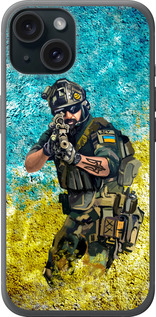 Чохол Воїн ЗСУ на iPhone 15