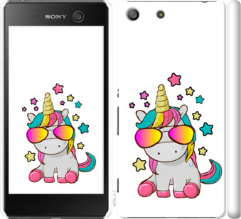 

Чехол Единорог в очках для Sony Xperia M5 911735
