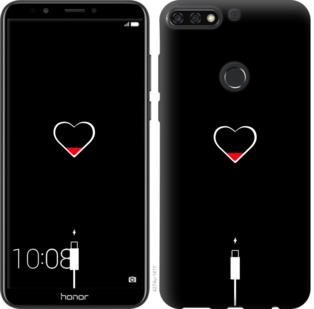 

Чехол Подзарядка сердца для Huawei Honor 7C 721436