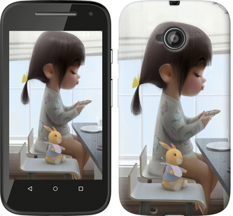 

Чохол Мила дівчинка з зайчиком на Motorola Moto E2 636772