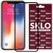 Защитное стекло SKLO 3D для Apple iPhone 11 / XR (6.1") (Черный)