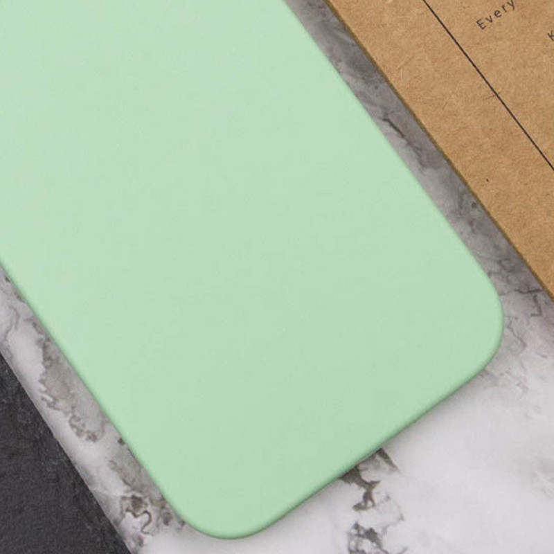 Фото Чохол Silicone Case Full Camera Protective (AA) NO LOGO на Apple iPhone 12 Pro (6.1") (Зелений / Pistachio) на vchehle.ua