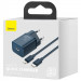 Купити МЗП Baseus Super Si Quick Charger 20W (1USB-C) + кабель Type-C to Lightning (TZCCSUP-B) (Синій) на vchehle.ua