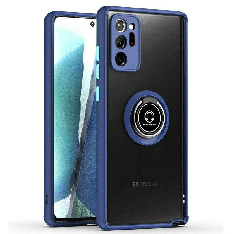 

TPU+PC чехол Deen ColorEdgingRing for Magnet для Samsung Galaxy Note 20 Ultra (Синий) 931485