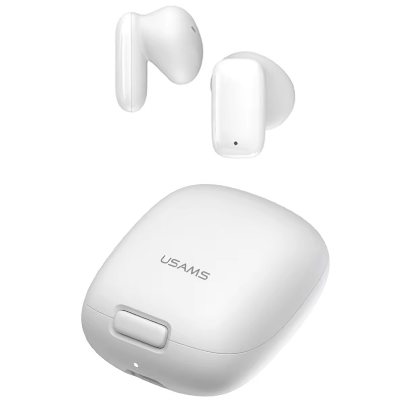 Фото Беспроводные TWS наушники Usams-ID25 ID Series BT 5.3 (White) на vchehle.ua