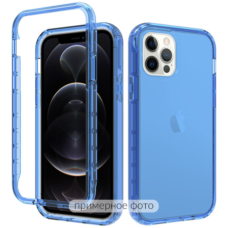 Чехол TPU+PC Full Body с защитой 360 для Xiaomi Poco M3 (Синий)