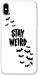 Чехол Stay Weird для iPhone XS