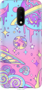 Чехол Розовая галактика для OnePlus 7