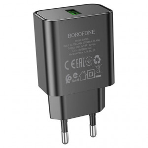 СЗУ Borofone BA72A Spring QC3.0 (1USB-A)