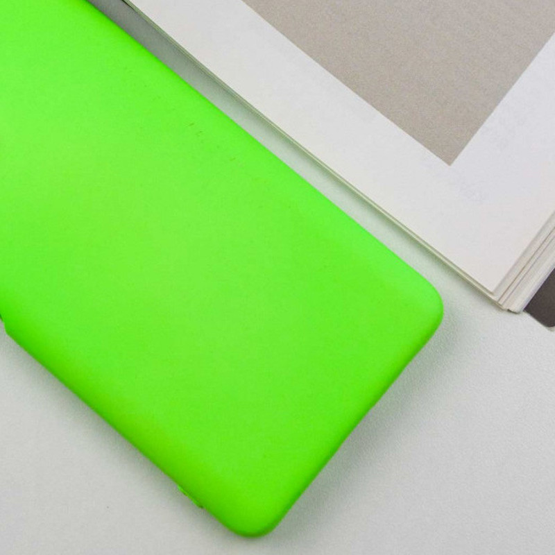 Фото Чехол TPU GETMAN Liquid Silk Full Camera для Xiaomi Redmi 13 4G / Poco M6 4G (Салатовый / Neon Green) на vchehle.ua