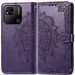 Фото Кожаный чехол-книжка Art Case с визитницей для Xiaomi Redmi 10A (Фиолетовый) на vchehle.ua
