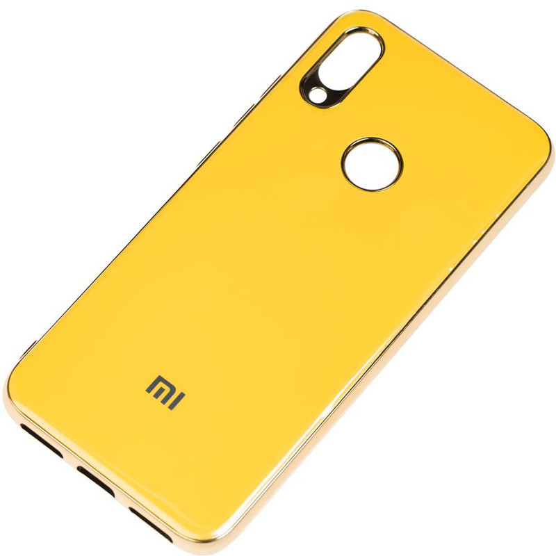 

TPU чохол GLOSSY LOGO для Xiaomi Redmi Note 7 (Жовтий) 713706