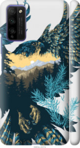 Чохол Арт-орел на тлі природи на Huawei Honor 30 Lite