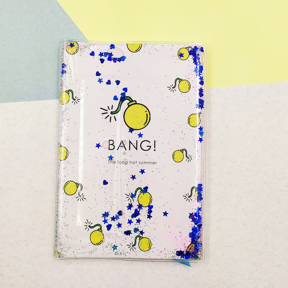 Блокнот with Sparkles and Water Fruit and Boom (01)