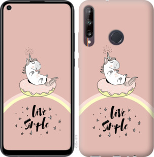 

Чехол Единорожка в пончике для Huawei P40 Lite E 932916
