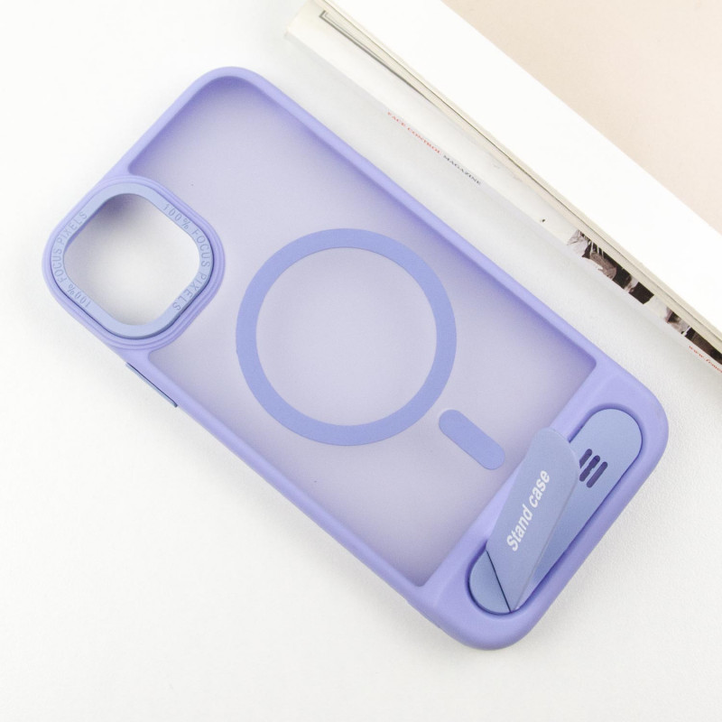 Фото TPU+PC чехол Stand case для Apple iPhone 11 (6.1") (Light blue) в магазине vchehle.ua
