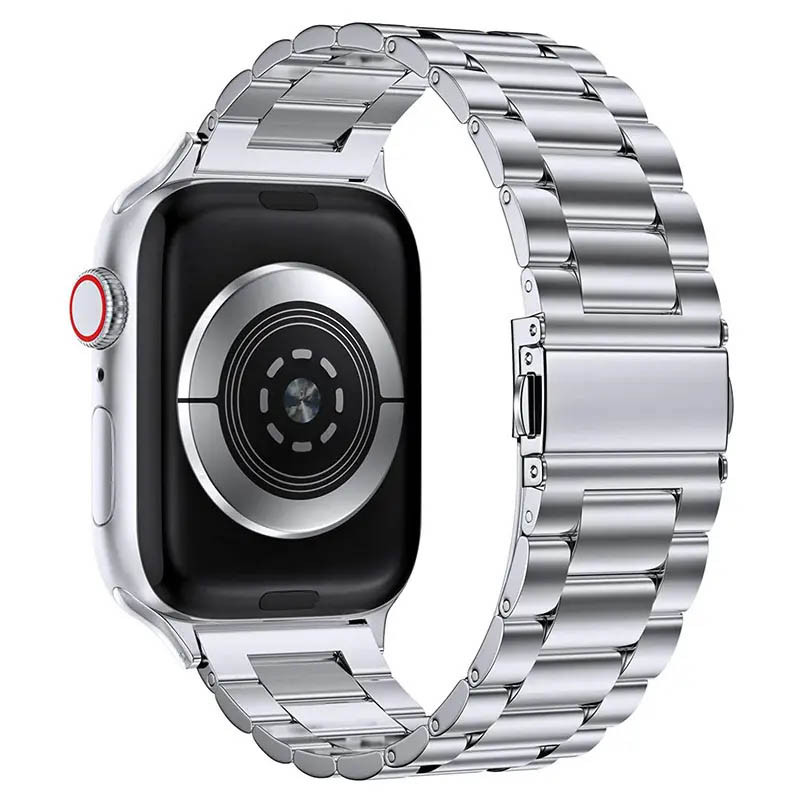 Фото Ремінець Steel Elegance для Apple Watch 38/40/41/42mm(ser.10) (Silver) на vchehle.ua