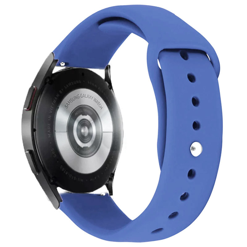 Силиконовый ремешок Sport для Smart Watch 22mm (Синий / Royal blue)
